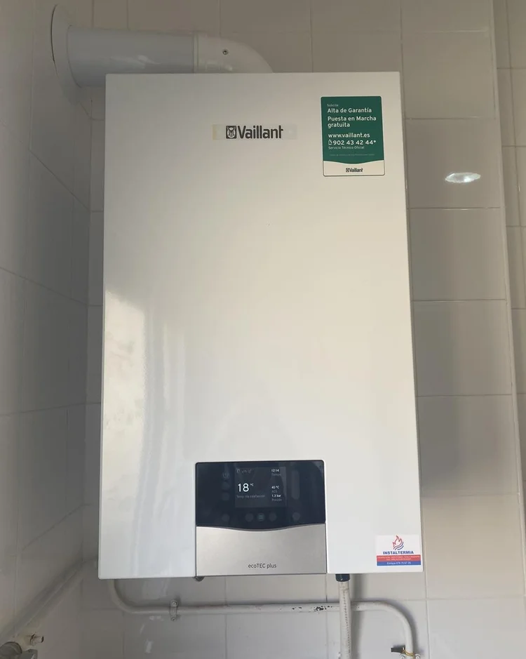 Caldera Vaillant instalada por Instaltermia